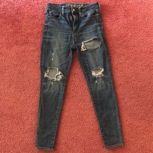 AEO Super High Rise Jeggings